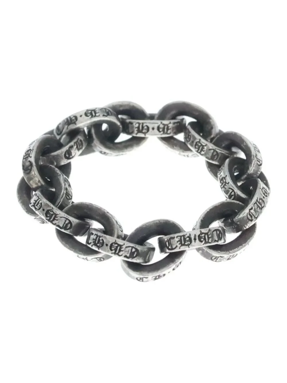 Chrome Hearts Paper Chain Ring Silver